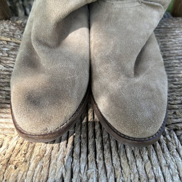 Dolce Vita Distressed Slouchy Ankle Boots Beige Size 10 SO CUTE!!!!!! - Picture 8 of 8